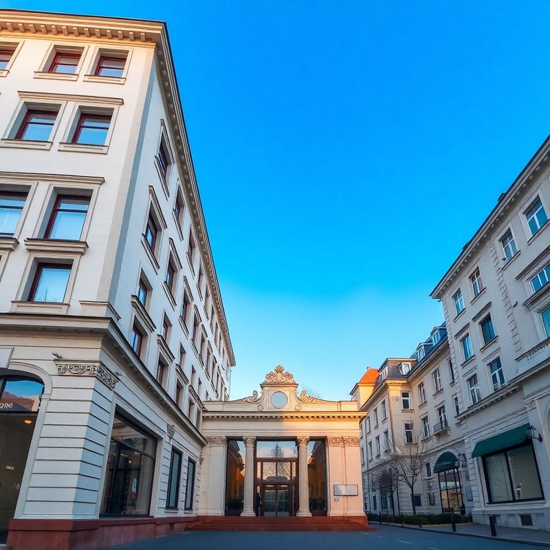Vstup do kancelářské budovy na Nádražní ulici v Ostravě