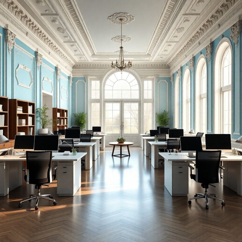 Otevřená kancelář Studio Praha v centru Ostravy s azurovými akcenty
